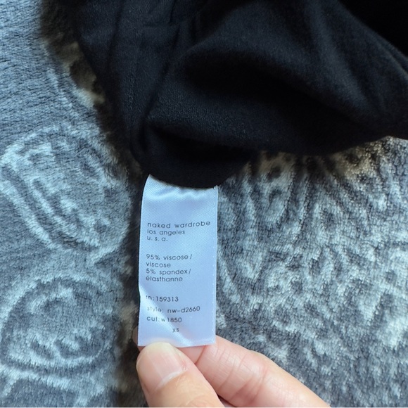 Naked Wardrobe Black Cutout Midi Dress NWT - Picture 8 of 10